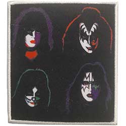 KISS Standard Printed Patch: 4 Heads