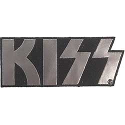 KISS Standard Woven Patch: Chrome Logo