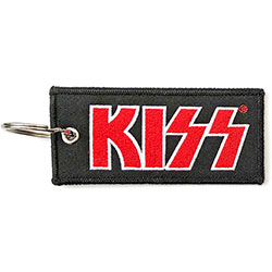 KISS Keychain: Red Logo (Double Sided Patch)