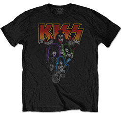 KISS Unisex T-Shirt: Neon Band