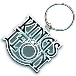 Kings of Leon Keychain: Scroll Logo (Enamel In-fill)
