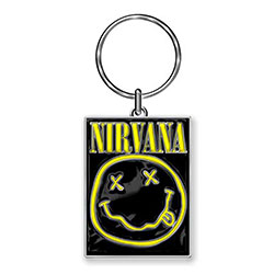 Nirvana Keychain: Happy Face (Die-cast Relief)