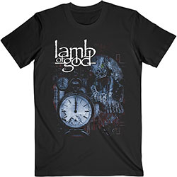 Lamb Of God Unisex T-Shirt: Circuitry Skull Recolour