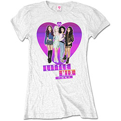 Little Mix Ladies T-Shirt: Gradient Heart