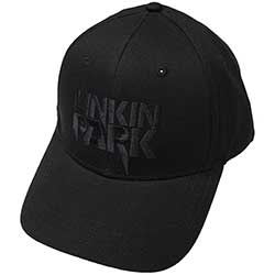 Linkin Park Unisex Baseball Cap: Black Logo  
