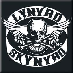 Lynyrd Skynyrd Fridge Magnet: Biker Patch Logo