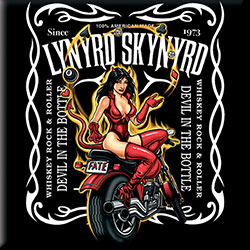 Lynyrd Skynyrd Fridge Magnet: Devil In The Bottle
