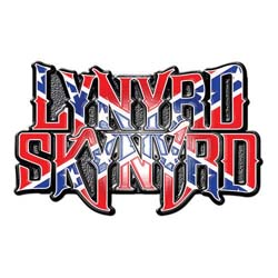 Lynyrd Skynyrd Pin Badge: Flag Logo
