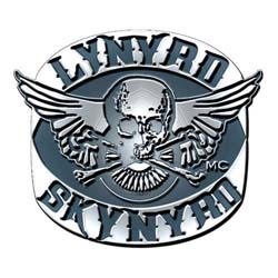 Lynyrd Skynyrd Pin Badge: Biker Patch