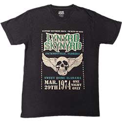 Lynyrd Skynyrd Unisex T-Shirt: Winged Skull