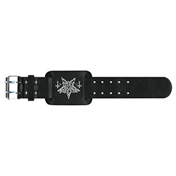 Dark Funeral Leather Wrist Strap: Logo
