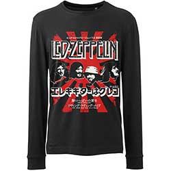 Led Zeppelin Unisex Long Sleeve T-Shirt: Japanese Burst