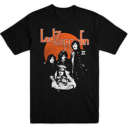 Led Zeppelin Unisex T-Shirt: Orange Circle