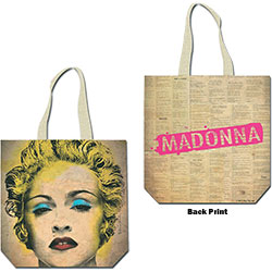 Madonna Cotton Tote Bag: Celebration (Back Print)