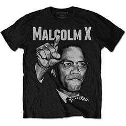 Malcolm X Unisex T-Shirt: Pointing