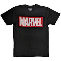 Marvel Comics Unisex T-Shirt: Box Logo