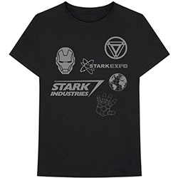 Marvel Comics Unisex T-Shirt: Iron Man Stark Expo
