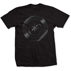 Marvel Comics Unisex T-Shirt: Captain Marvel Silver Circle