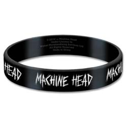 Machine Head Gummy Wristband: Logo