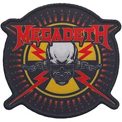 Megadeth Standard Printed Patch: Bullets