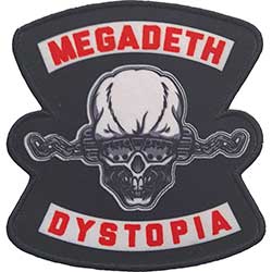 Megadeth Standard Printed Patch: Dystopia