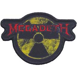 Megadeth Standard Printed Patch: Hazard Logo