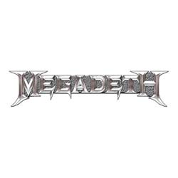 Megadeth Pin Badge: Chrome Logo
