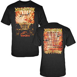 Megadeth Unisex T-Shirt: China Whitehouse (Back Print)