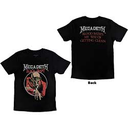 Megadeth Unisex T-Shirt: Black Friday (Back Print)