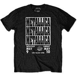 Metallica Unisex T-Shirt: Cow Palace (Eco-Friendly)