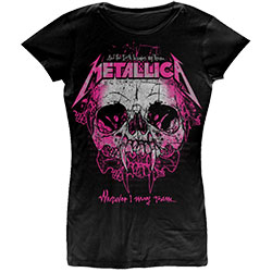 Metallica Ladies T-Shirt: Wherever I May Roam
