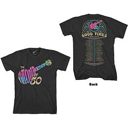 The Monkees Unisex T-Shirt: Guitar Discography (Back Print)