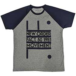 New Order Unisex Raglan T-Shirt: Movement