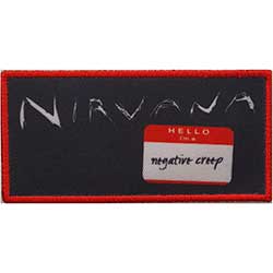 Nirvana Standard Printed Patch: Negative Creep