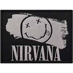 Nirvana Standard Woven Patch: Happy Face Paint