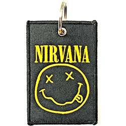 Nirvana Keychain: Happy Face (Double Sided)