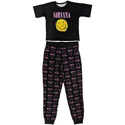 Nirvana Ladies Pyjamas: Xerox Smile Pink