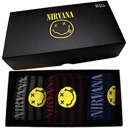 Nirvana Unisex Ankle Socks Set: Smile Stripes (UK Size 6 - 11)
