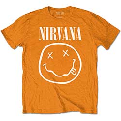 Nirvana Kids T-Shirt: White Happy Face