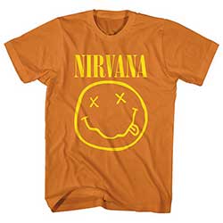 Nirvana Unisex T-Shirt: Yellow Happy Face