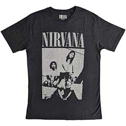 Nirvana Unisex T-Shirt: Sitting (Distressed)