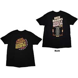 Nick Mason's Saucerful of Secrets Unisex T-Shirt: Europe Tour 2023 (Back Print & Ex-Tour)