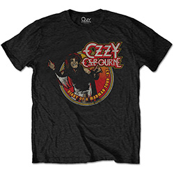 Ozzy Osbourne Unisex T-Shirt: Diary of a Mad Man Tour 1982
