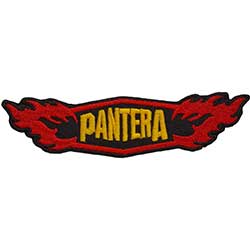 Pantera Standard Woven Patch: Flames