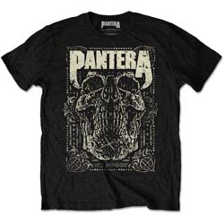 Pantera Unisex T-Shirt: 101 Proof Skull