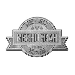 Meshuggah Pin Badge: Crest (Die-Cast Relief)