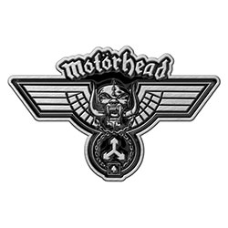 Motorhead Pin Badge: Hammered (Enamel In-Fill)