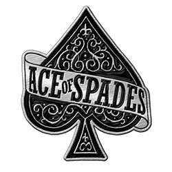 Motorhead Pin Badge: Ace of Spades (Enamel In-Fill)