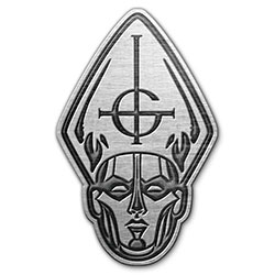 Ghost Pin Badge: Papa Head (Die-Cast Relief)