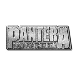 Pantera Pin Badge: Cowboys From Hell (Die-Cast Relief)